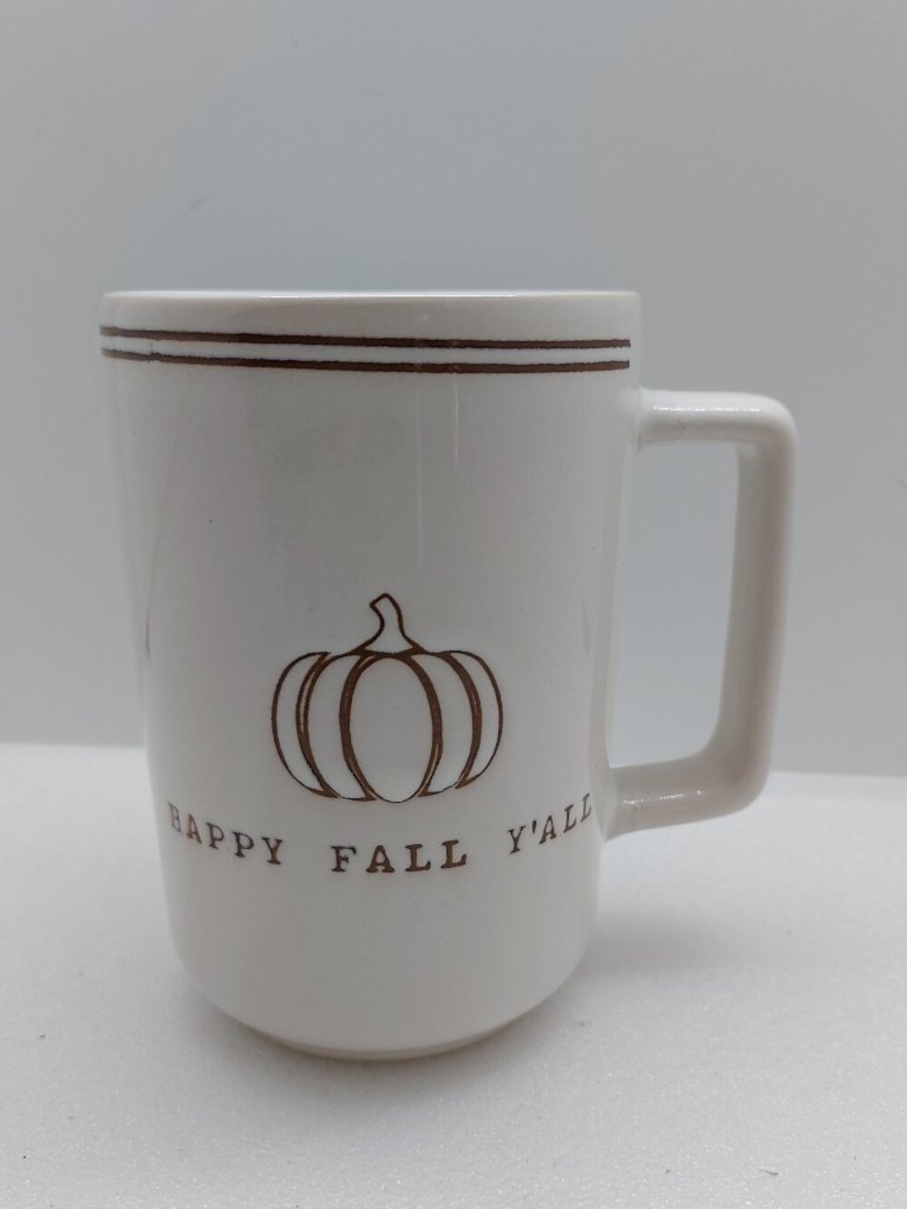 Happy Fall Y'all  5" Coffee Mug / Cup With Pumpkin Design